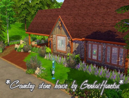 Country stone house