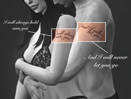 Couple Matching Quotes tattoos