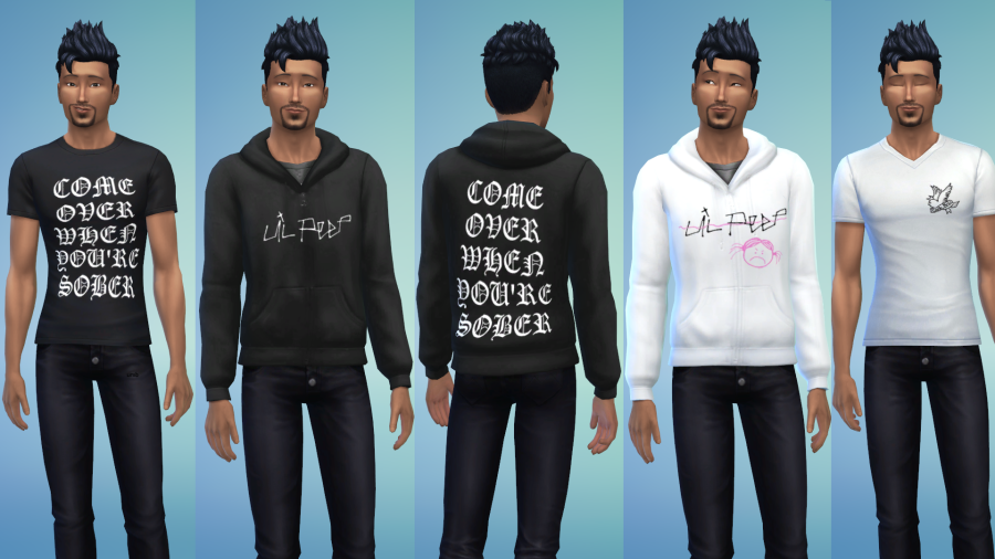 lil peep's complete merchandise - The Sims 4 Catalog
