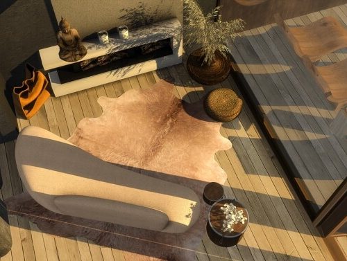 Cow skin rugs vol.1 at Simspiration Builds