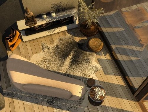 Cow skin rugs vol.1 at Simspiration Builds