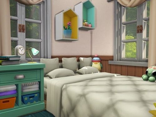 COZY PASTEL GRANDMA COTTAGE at Aveline Sims