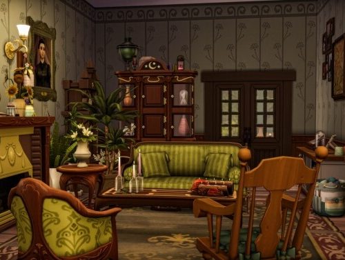 Cozy Witch House at SimKat Builds