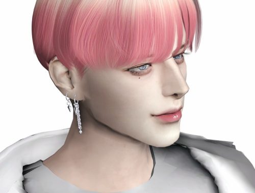 Cream Hair at Lemon Sims 4