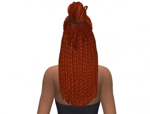 Crew Braids Base Game Compatible Hair at leeleesims1