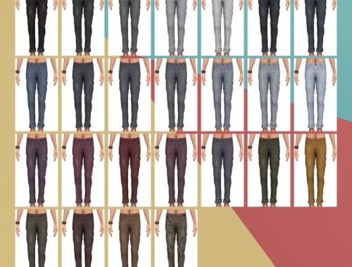 Crew Loose Color Block & Skinny Jeans III at Busted Pixels