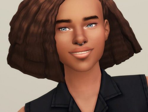 Crimped Hair Edits M/F 4 ver. + ombre at Rusty Nail