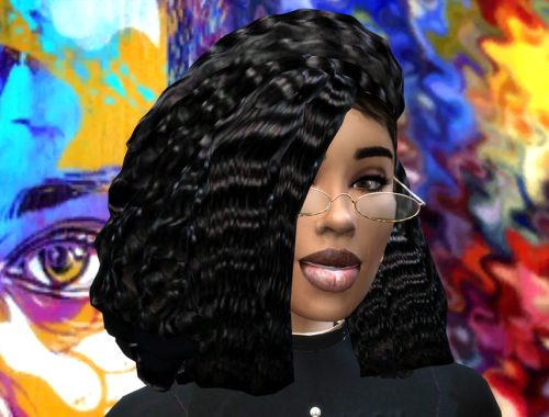 Crimped Wavy Hair - Base Compatible