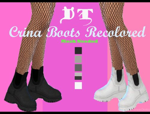 Crina Boots Recolored MESH NEEDED