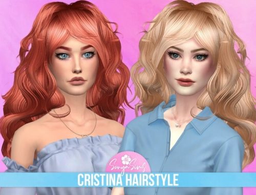 CRISTINA HAIRSTYLE at Sonya Sims
