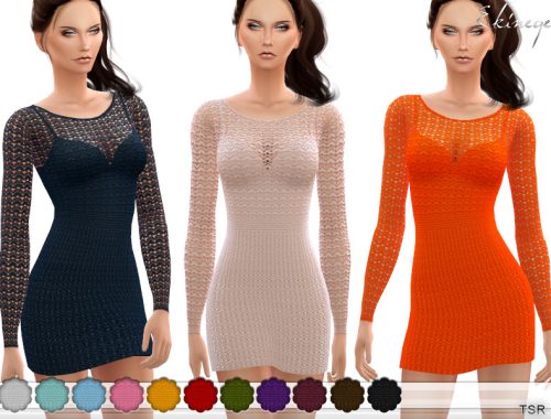 Crochet Sweater Dress
