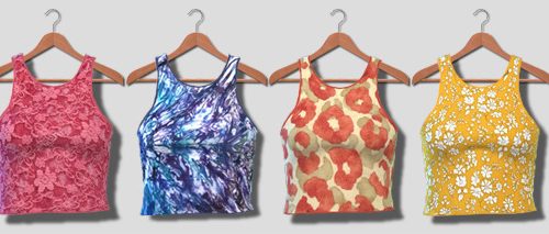Crop Tank Tops at Descargas Sims
