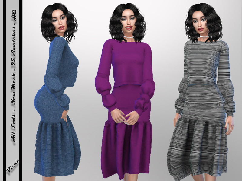 Crop Top Dress - The Sims 4 Catalog