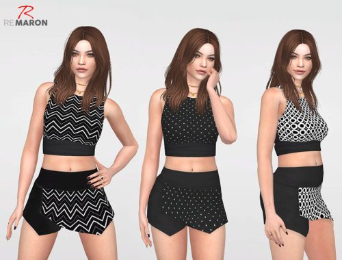 Cropped Geometric for Women - Discover University Needed