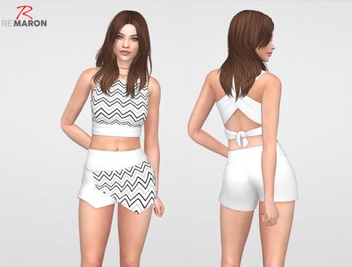 Cropped Geometric for Women - Discover University Needed