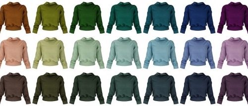 Cropped sweater at LazyEyelids