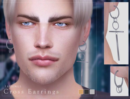 [ Cross ] Earrings