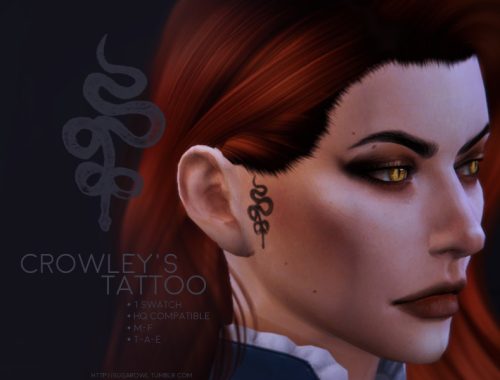 Crowley's tattoo | Good Omens