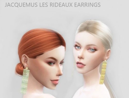 Crystal pearls dangling earrings at Haus of Kate