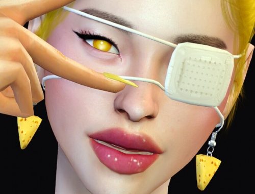 Culinaria Food Themed Earring Set at Praline Sims