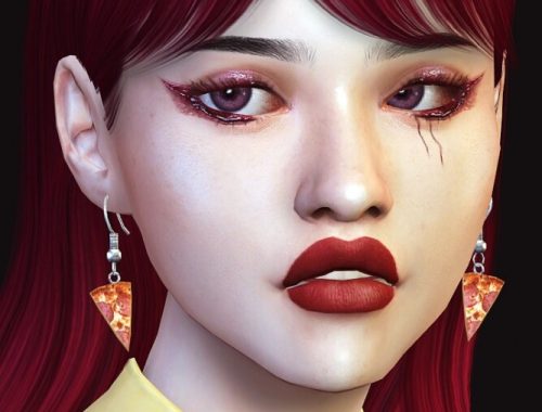 Culinaria Food Themed Earring Set at Praline Sims