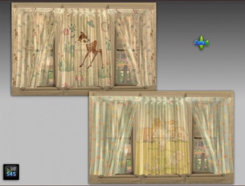 Curtains and pouf tables for kids at Arte Della Vita