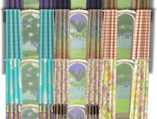Curtains by Oldbox at All 4 Sims