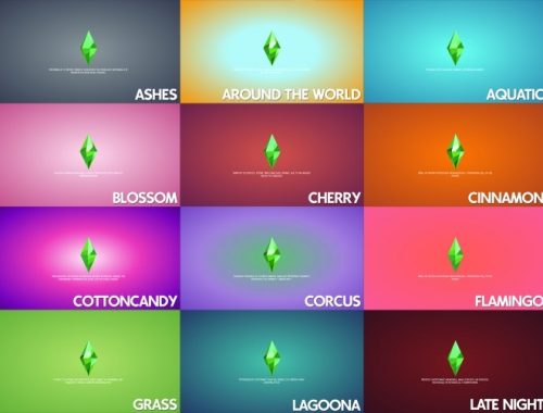 Custom Color Loading Screen by Ahinana at Mod The Sims