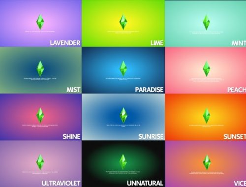 Custom Color Loading Screen by Ahinana at Mod The Sims