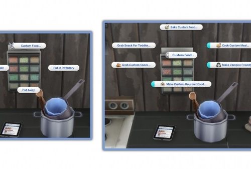 CUSTOM FOOD OBJECTS at Icemunmun