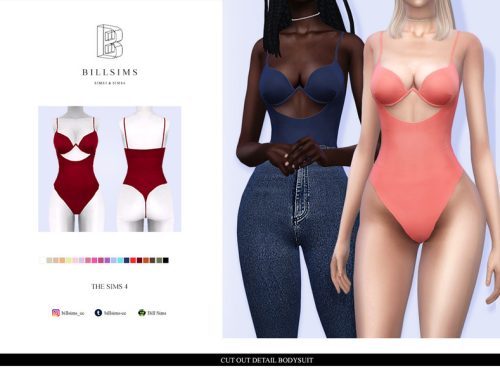 Cut Out Detail Bodysuit