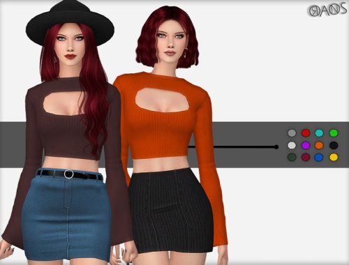 Cut Out Top