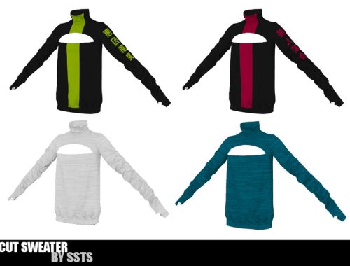 CUT SWEATER by SSTS