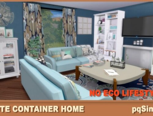 Cute Containers Home at pqSims4
