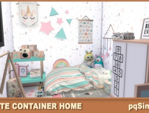 Cute Containers Home at pqSims4