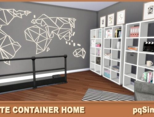 Cute Containers Home at pqSims4