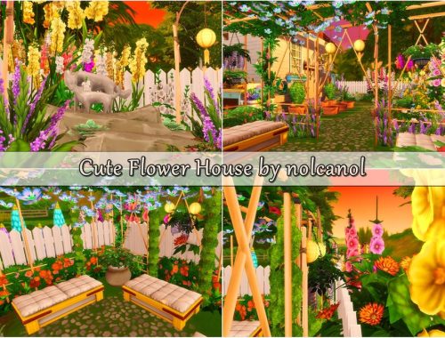 Cute Flower House