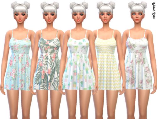 Cute Strap Mini Dress - Mesh Needed!