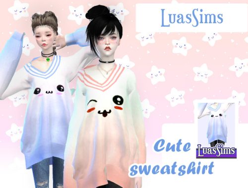 Cute Sweatshirt - Mesh needed