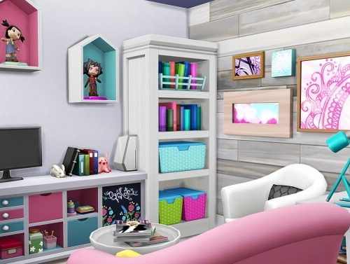 CUTE TEEN APARTMENT at Aveline Sims