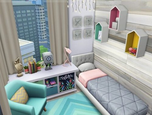 CUTE TEEN APARTMENT at Aveline Sims