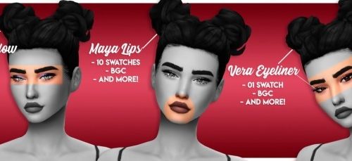 C&W MINI HAIR AND MAKEUP COLLECTION at Wild-Pixel