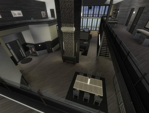 Cyberpunk Penthouse by LunarGuest at Mod The Sims
