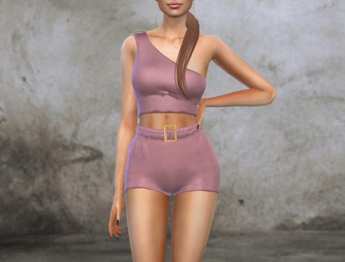 D.O.Lilac Crop Top 06
