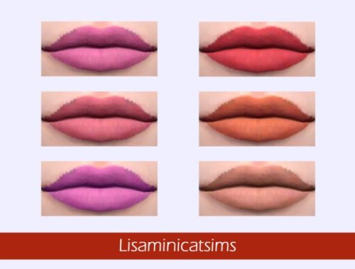 LMCS Matte Lips by Lisaminicatsims