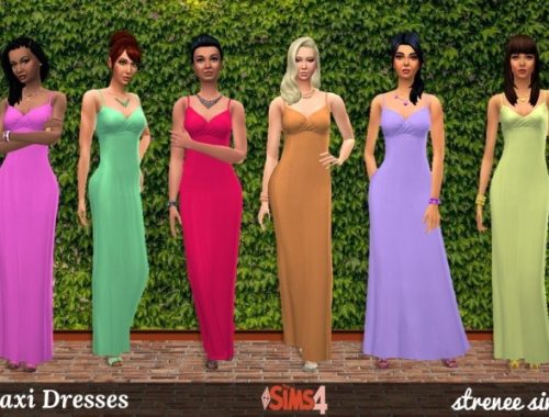 21 Maxi Dresses at Strenee Sims