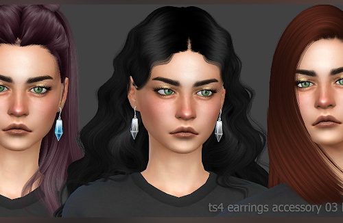 Earrings 03 (P) at All by Glaza