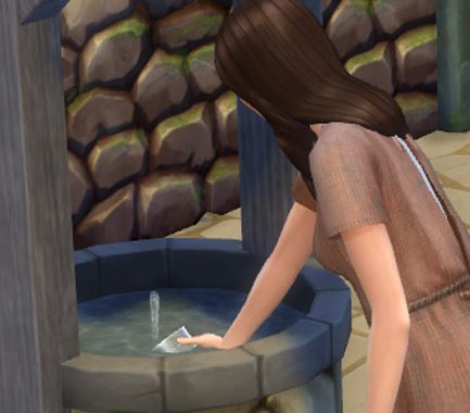 Fountain sink by Mammut at Blacky’s Sims Zoo