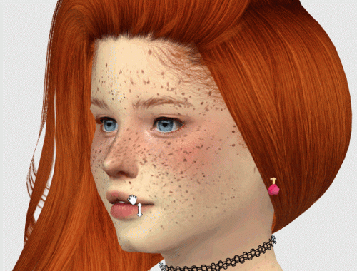 UPPER AND LOWER LIPS SLIDER by Thiago Mitchell at REDHEADSIMS
