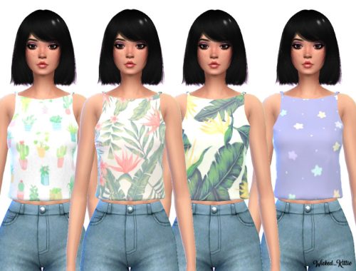 Pastel Tank Tops - Mesh Needed